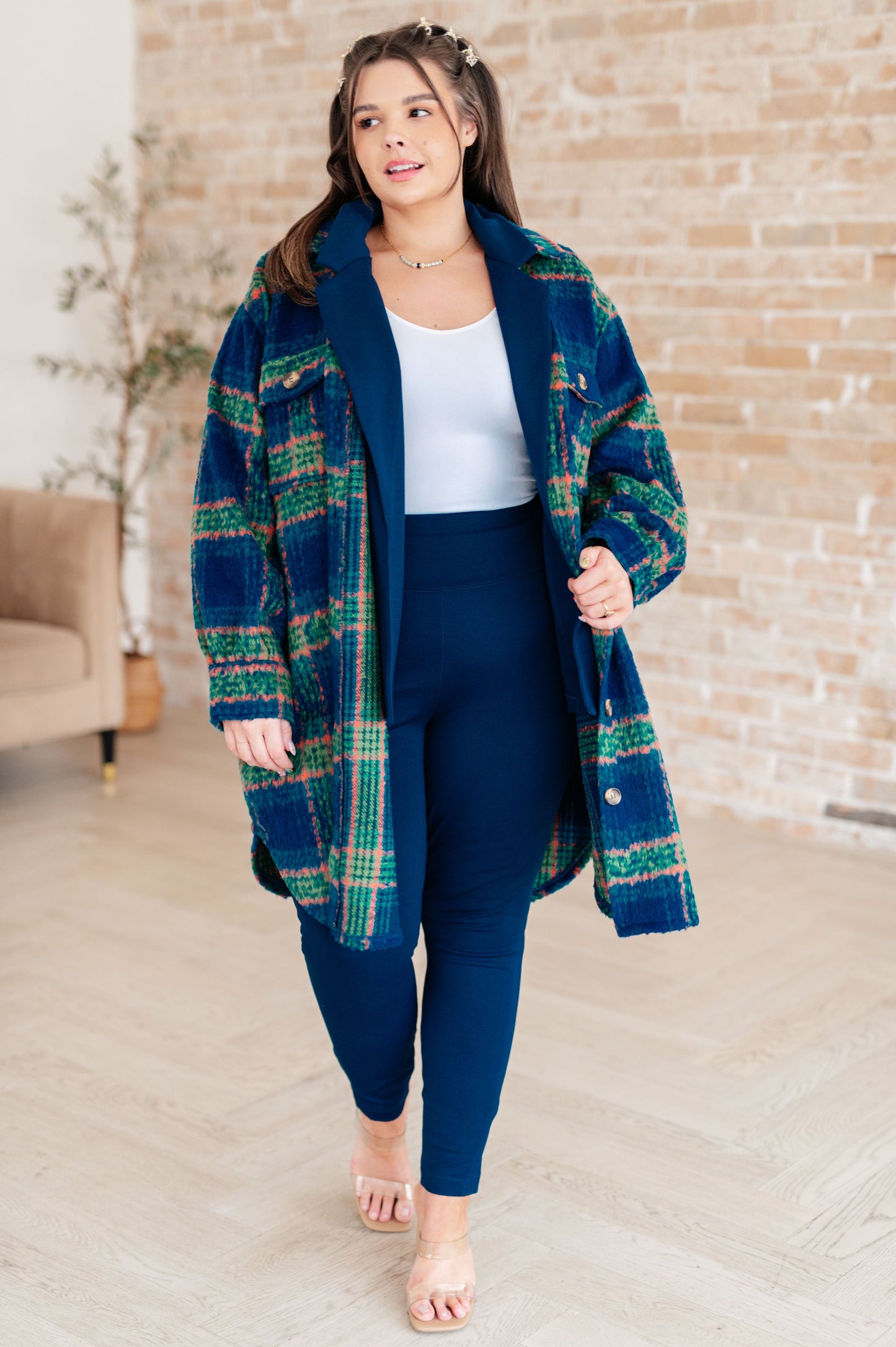 No Tears Plaid Coat