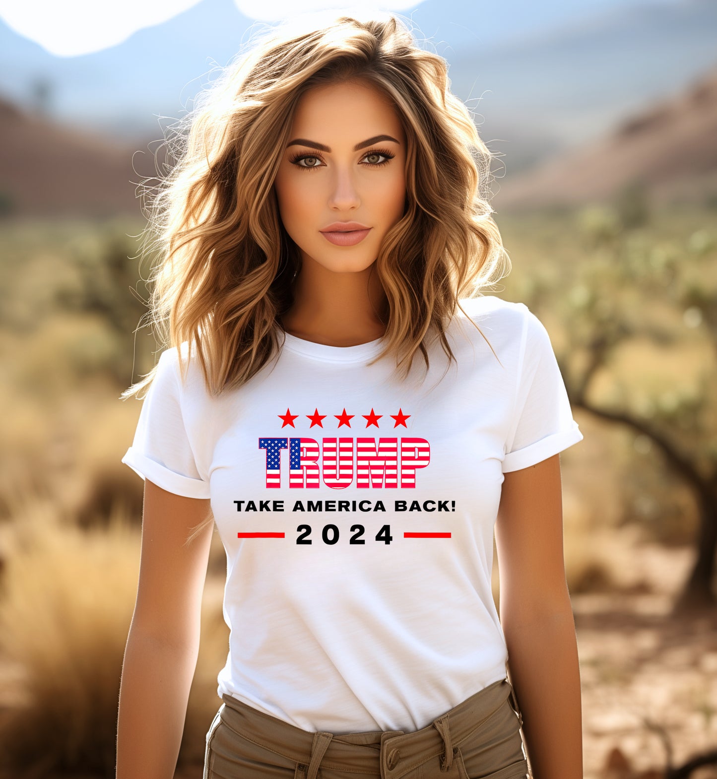 Trump Take America Back 2024 White Unisex T-Shirt