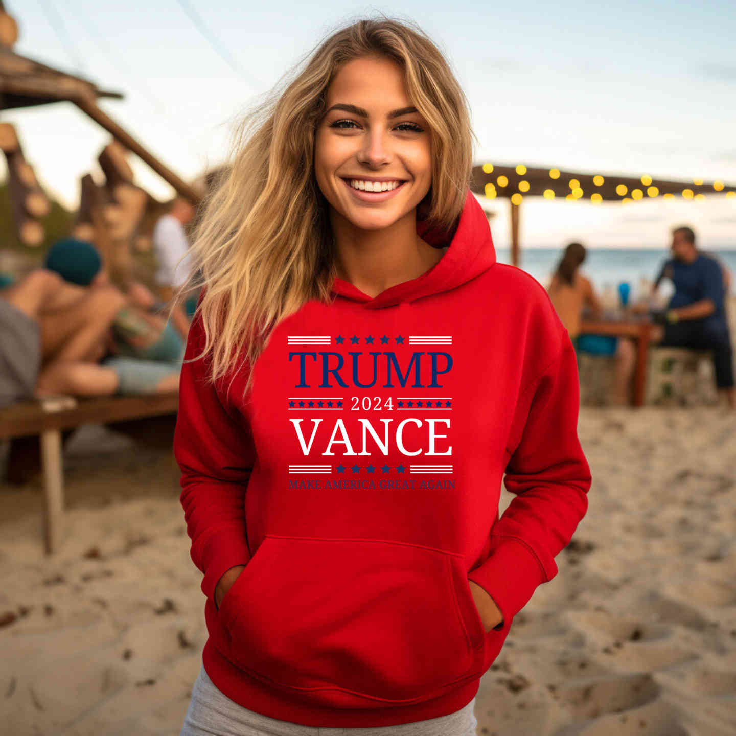 Trump 2024 Vance Make America Great Again Unisex Hoodie