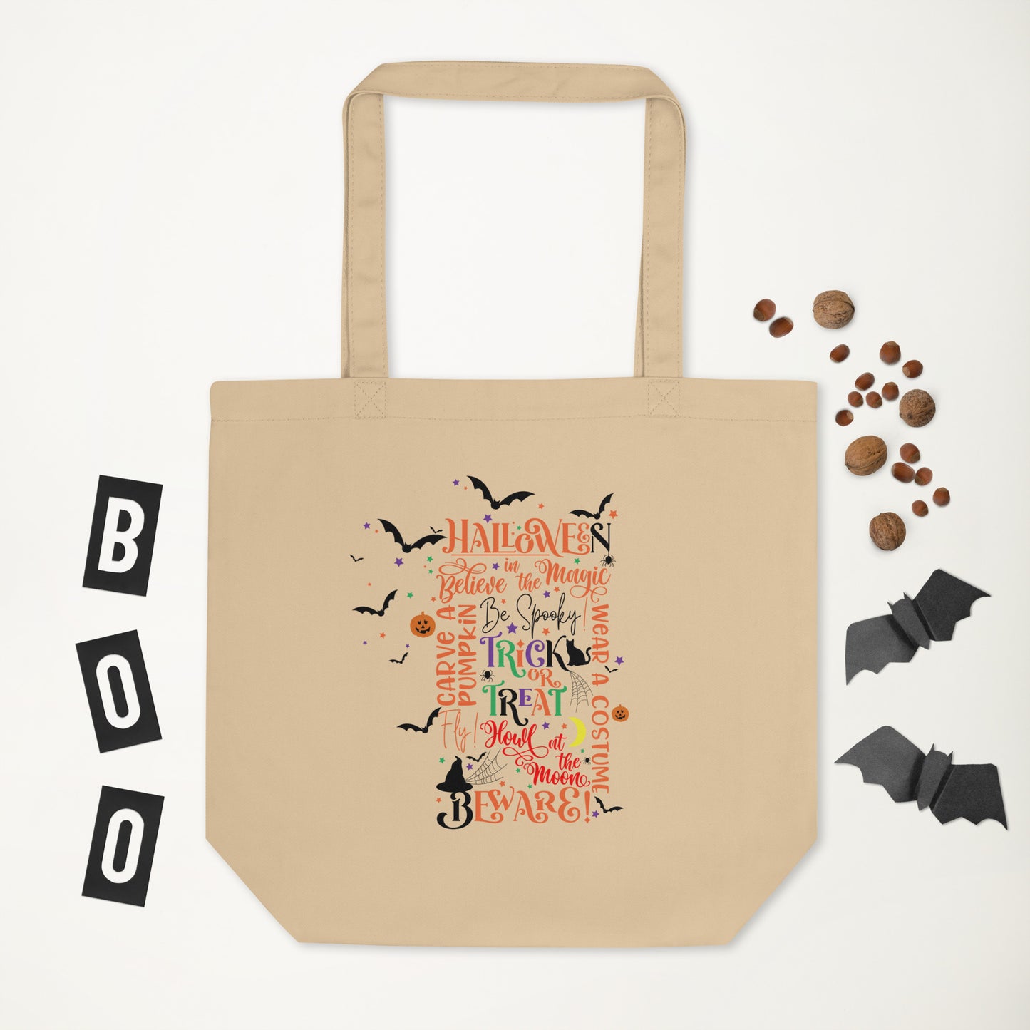 Halloween believe in magic Trick or Treat Eco Tote Bag