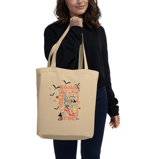 Halloween believe in magic Trick or Treat Eco Tote Bag