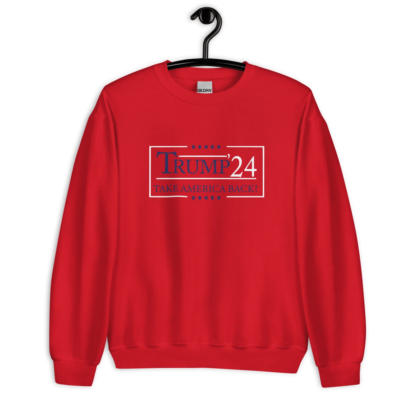 Trump 24 Take America Back Red Unisex Sweatshirt