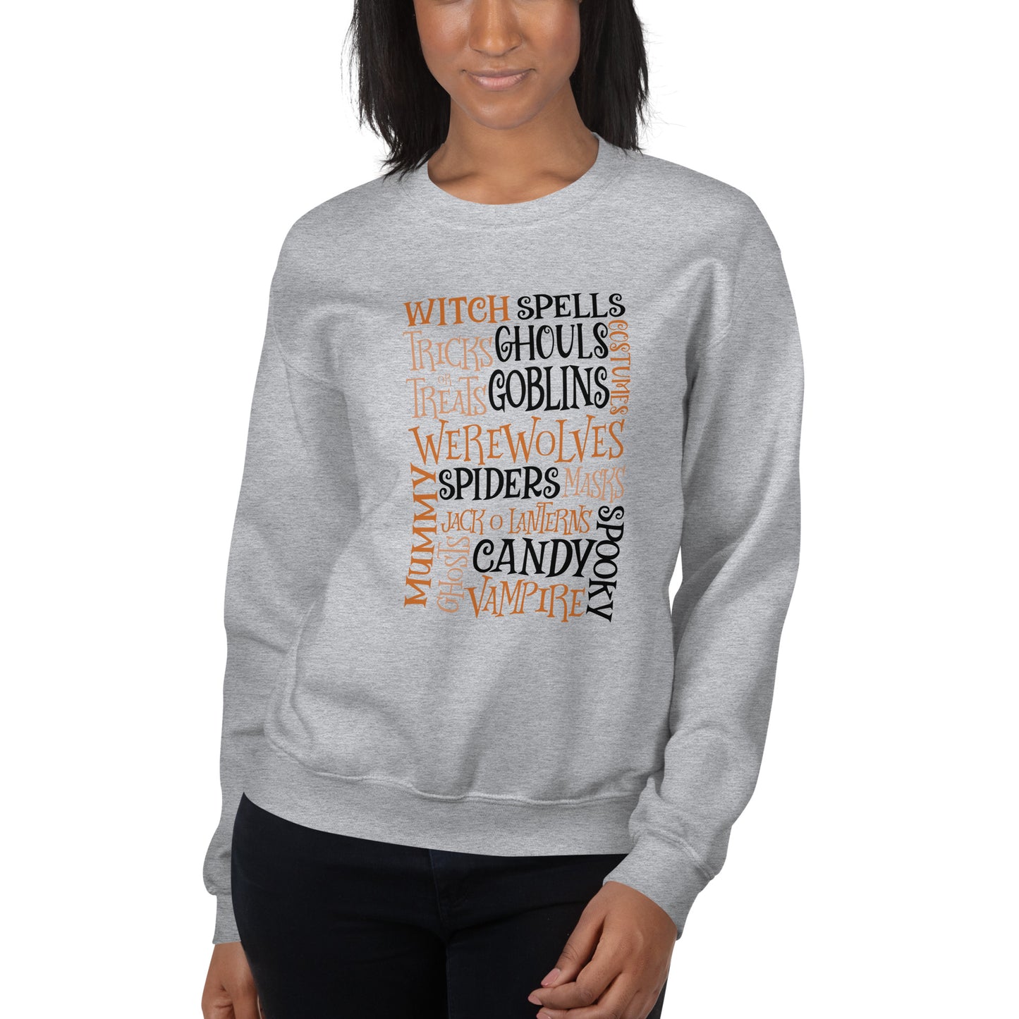 Halloween Witch Spells, Trick or Treats  Unisex Sweatshirt