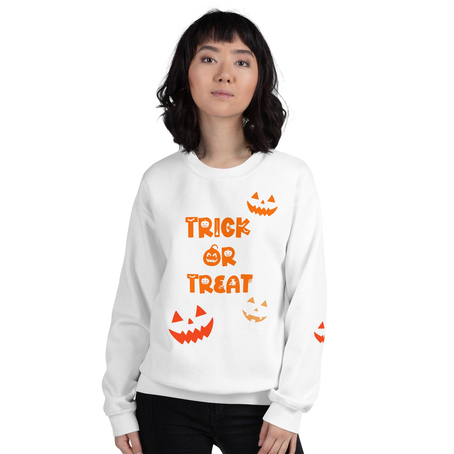 Trick or Treat Jack O Lantern Unisex Sweatshirt