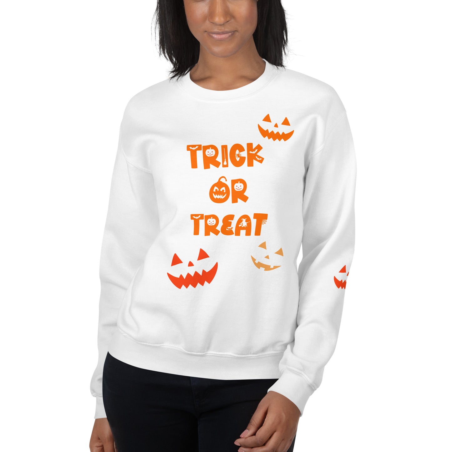 Trick or Treat Jack O Lantern Unisex Sweatshirt