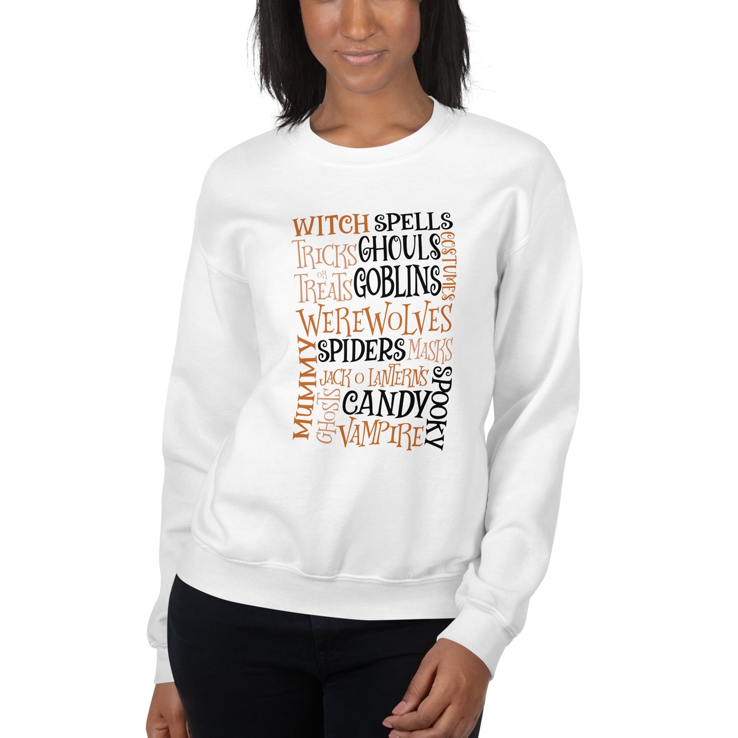 Halloween Witch Spells, Trick or Treats  Unisex Sweatshirt