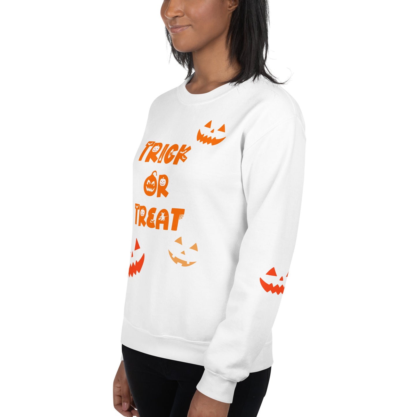 Trick or Treat Jack O Lantern Unisex Sweatshirt