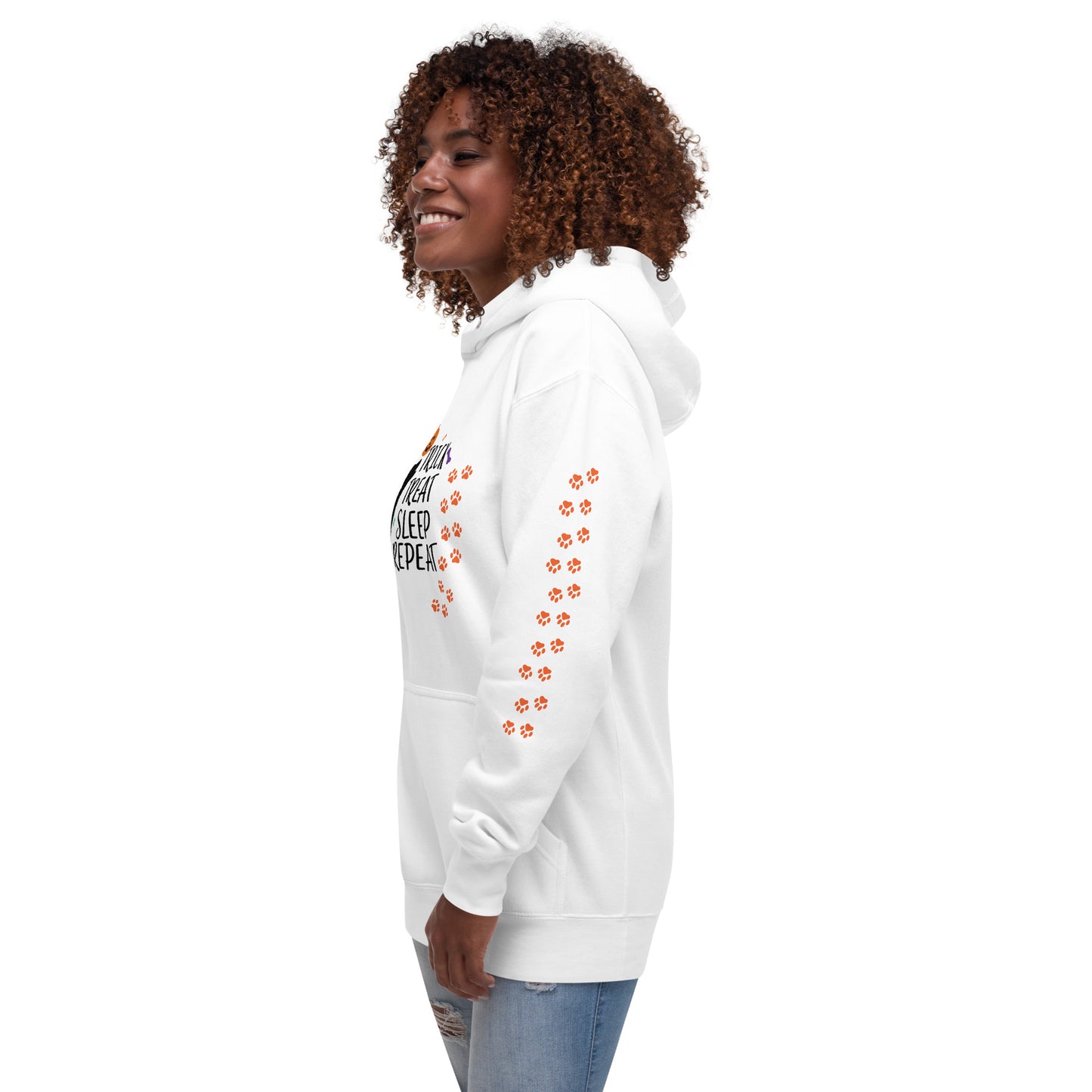 Trick Treat Sleep Repeat Dog Unisex Hoodie