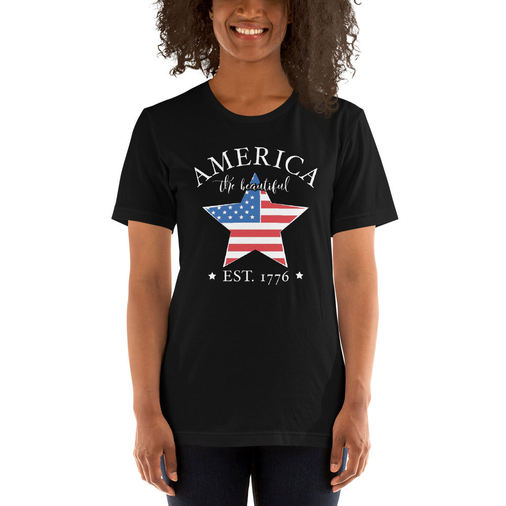 America the BeautifulUnisex t-shirt