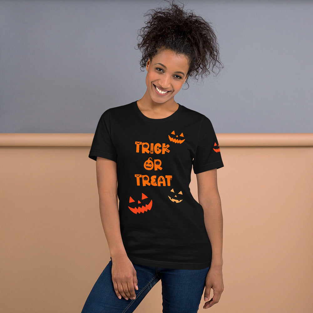 Trick or Treat Jack O Lantern Unisex t-shirt