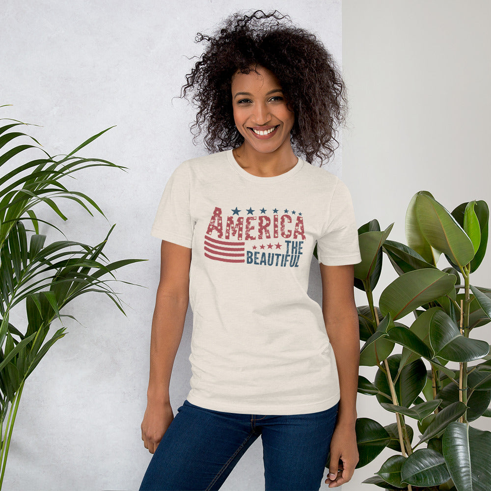 America the Beautiful Unisex t-shirt