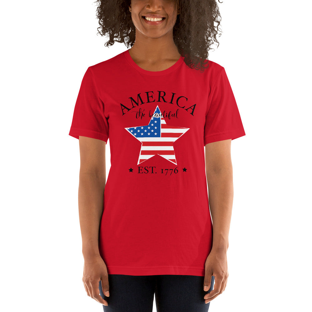 America The Beautiful Unisex t-shirt