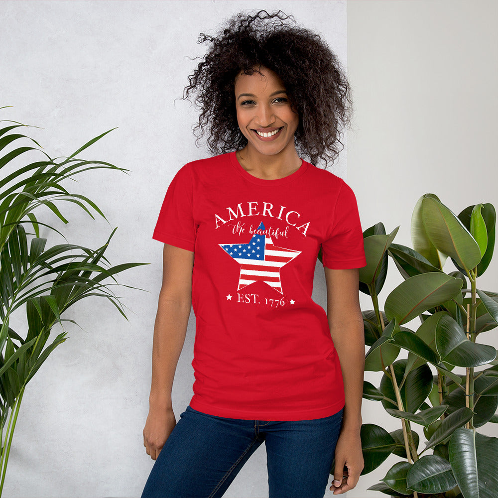 America the BeautifulUnisex t-shirt