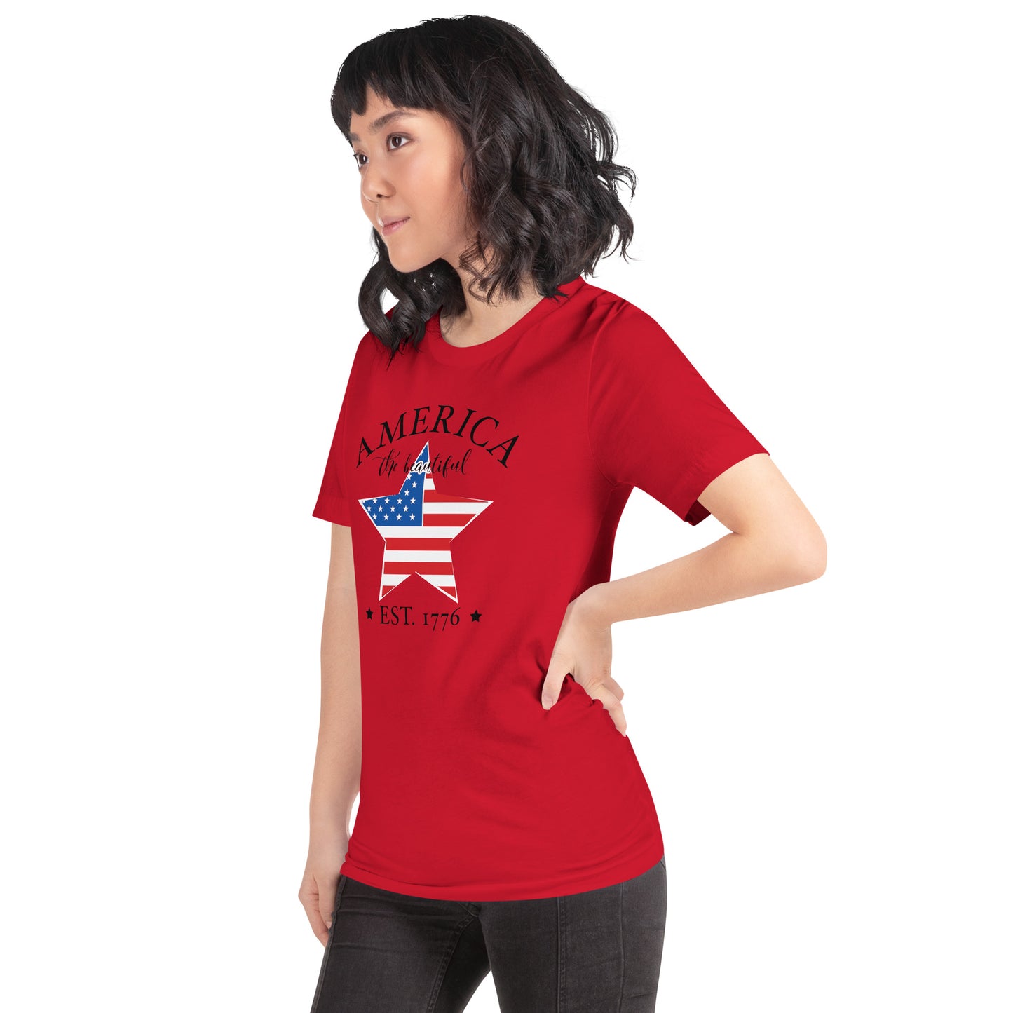 America The Beautiful Unisex t-shirt