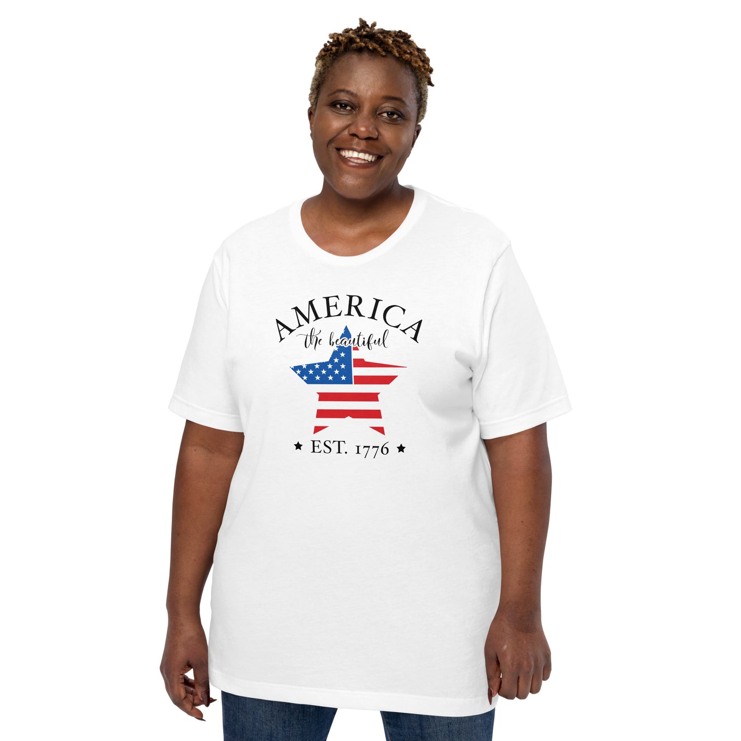 America The Beautiful Unisex t-shirt