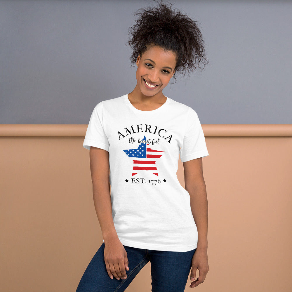 America The Beautiful Unisex t-shirt