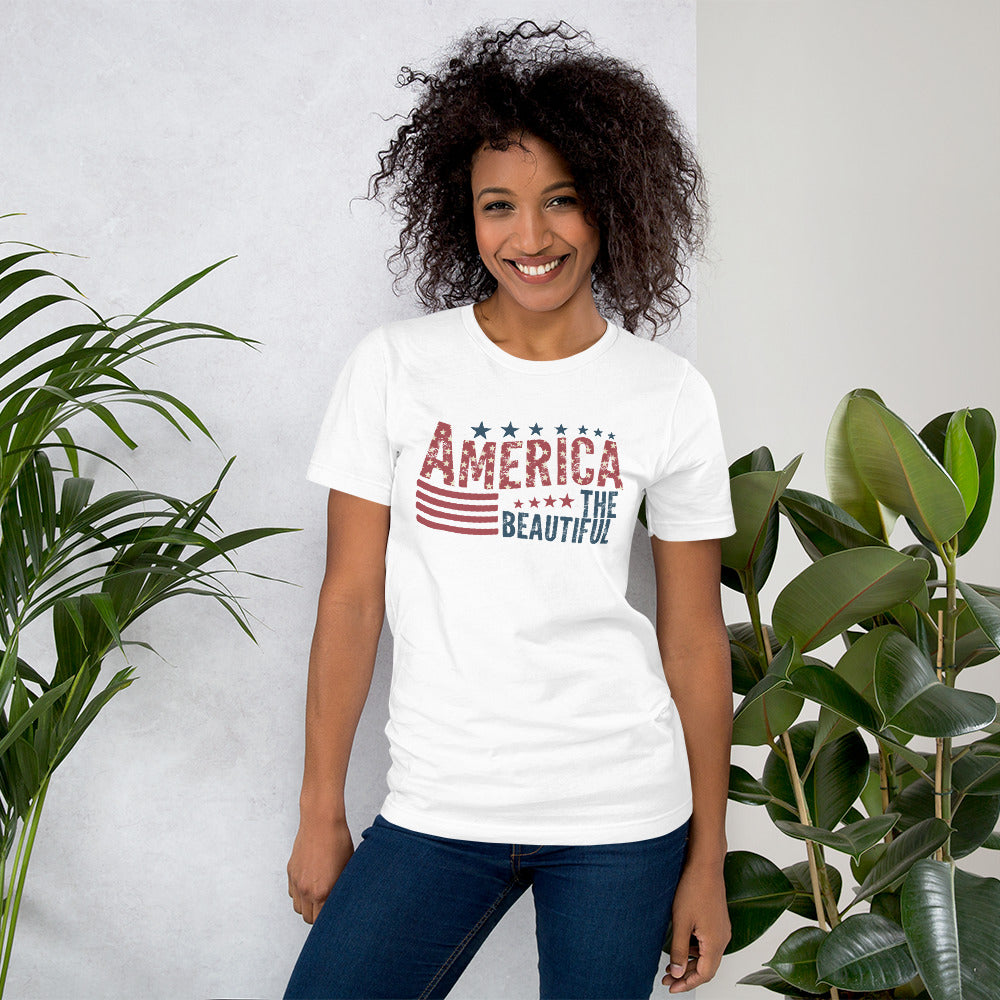 America the Beautiful Unisex t-shirt