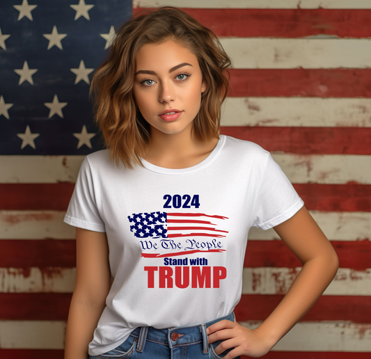 2024 We The People Stand with Trump Unisex t-shirt